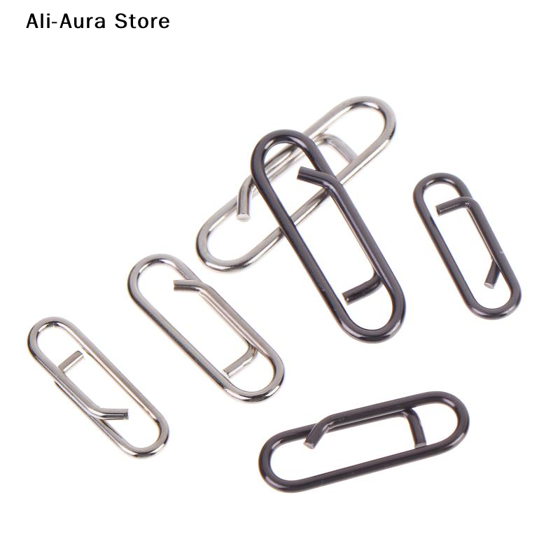 Fishing Lure Accessories - 50Pcs Stainless Steel Fishing Lure Snap