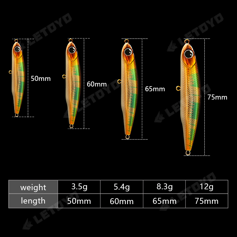 LETOYO Sinking Pencil 17g 12g- - Fishing Lure Topwater review and price