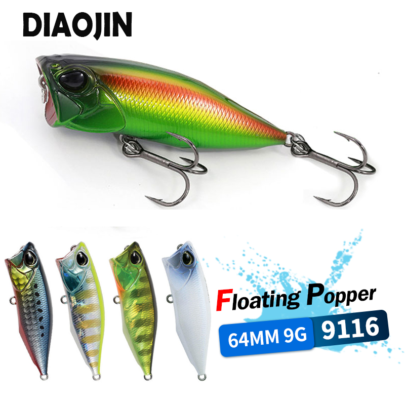 64mm 9g Poppers Fishing Lures  - Fishing Lure Popper review and price