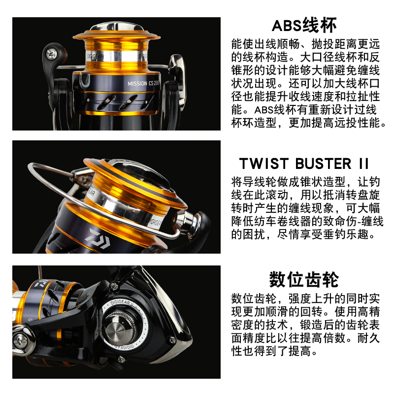 DAIWA MISSION CS Fishing Reel  - Daiwa Reel Bg review and price