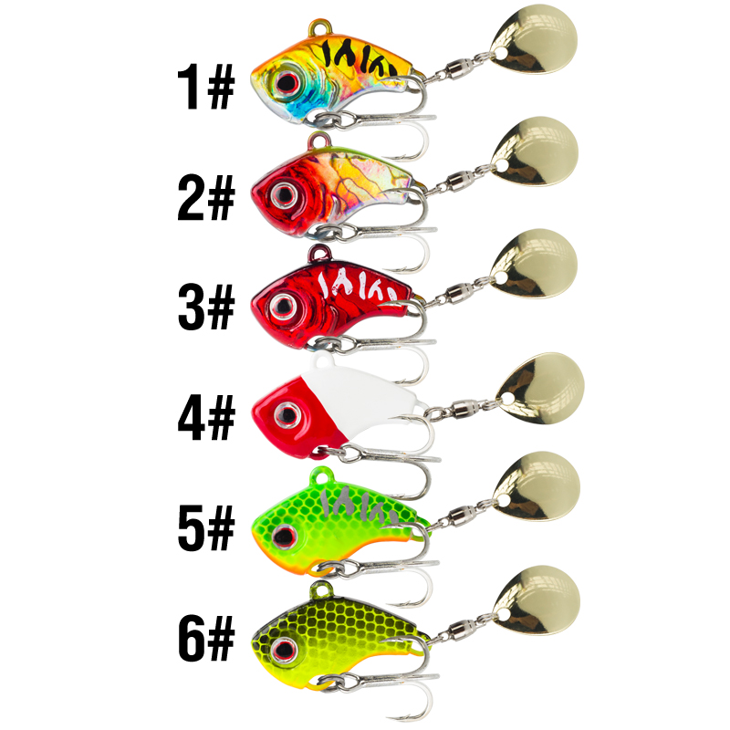6PC 5g/7g/10g/14g/20g Rotating - Fishing Lure Topwater review and price